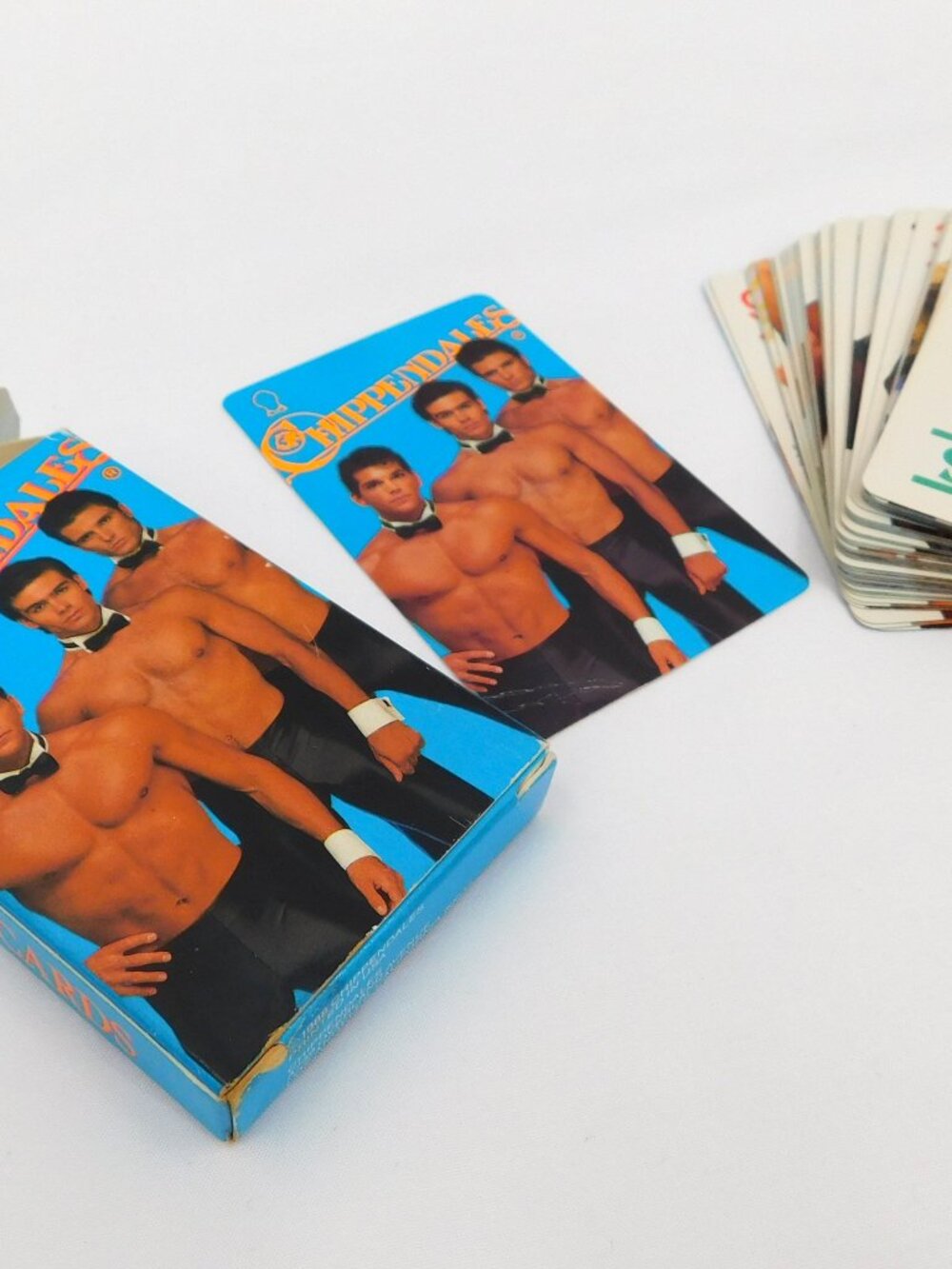 Vintage 1988 Novelty Chippendales Playing Cards Complete Used Collectible Rare